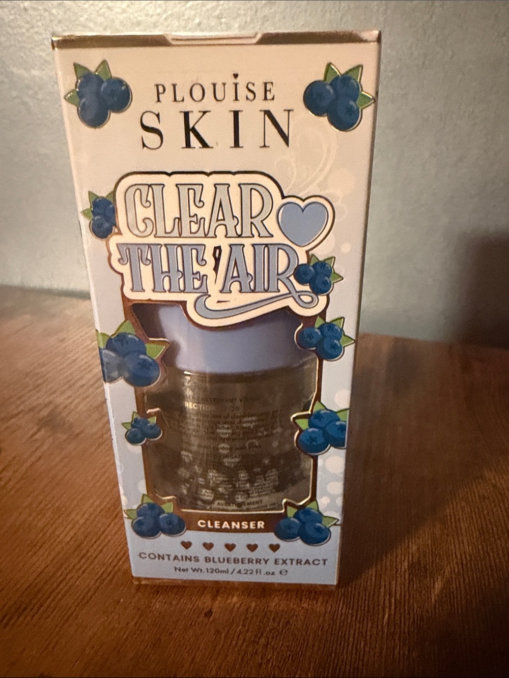 Plouise Skin Clear The Air Cleanser- New Sealed in Box-4.22 fl oz